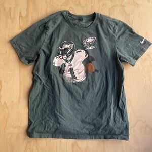 Philadelphia Eagles Shirt Mens XL Green NFL Football Nike Player Graphic Tee